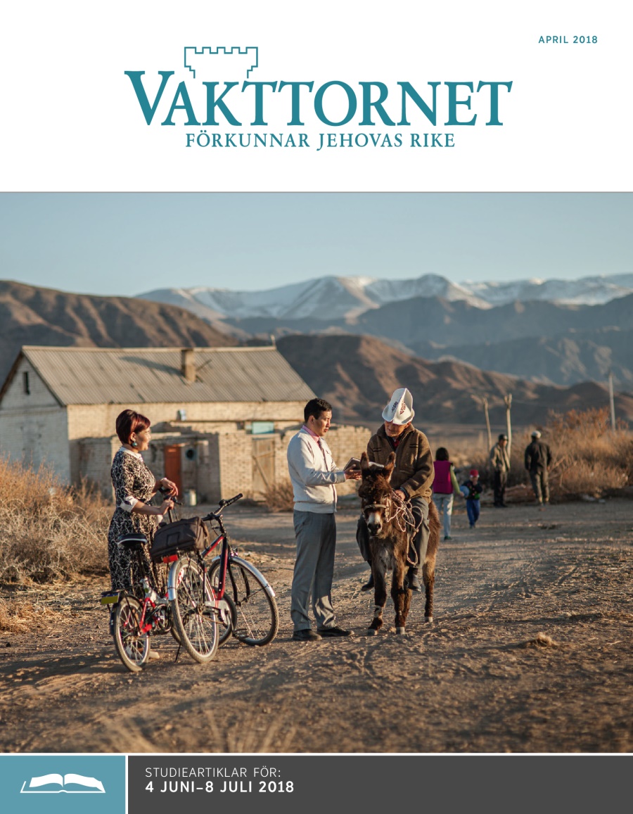 Studieupplagan av Vakttornet, april 2018