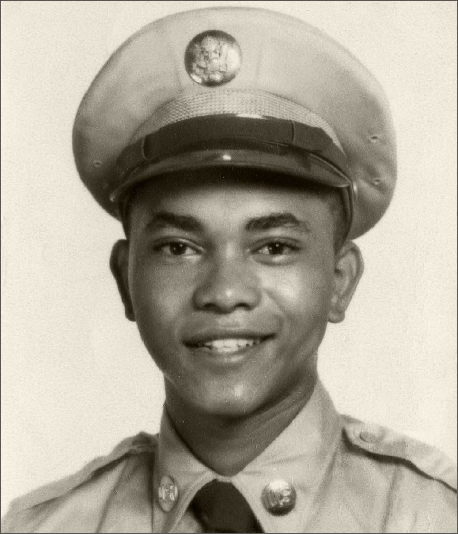 Samuel Herd i uniform.