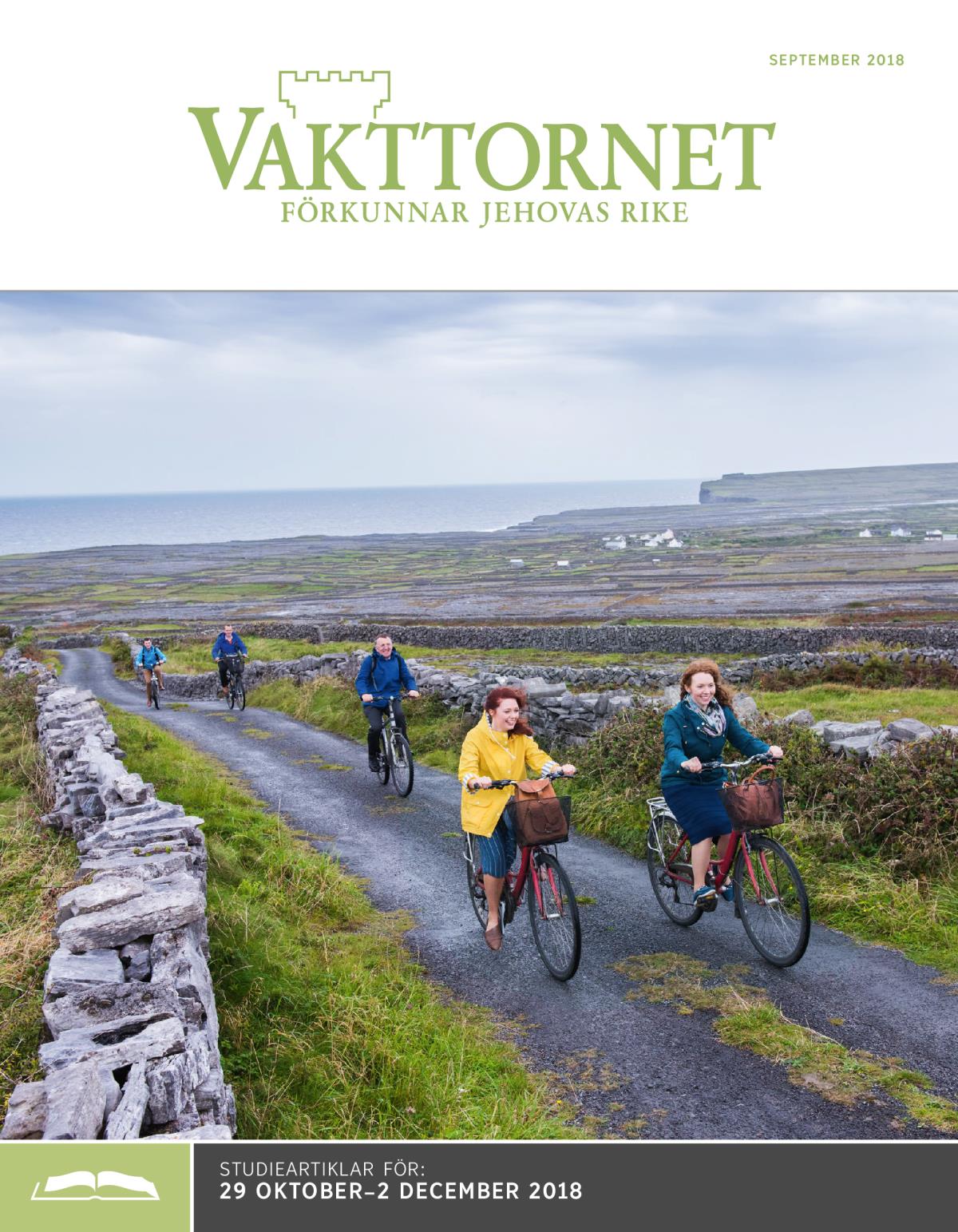 Studieupplagan av Vakttornet, september 2018