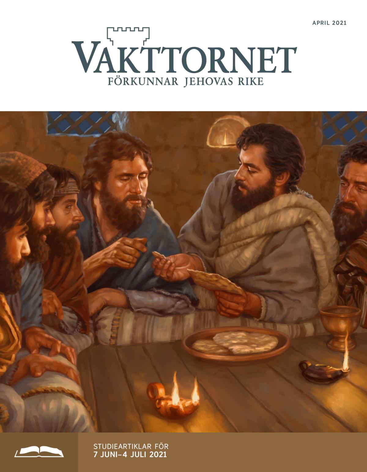 Studieupplagan av Vakttornet, april 2021.