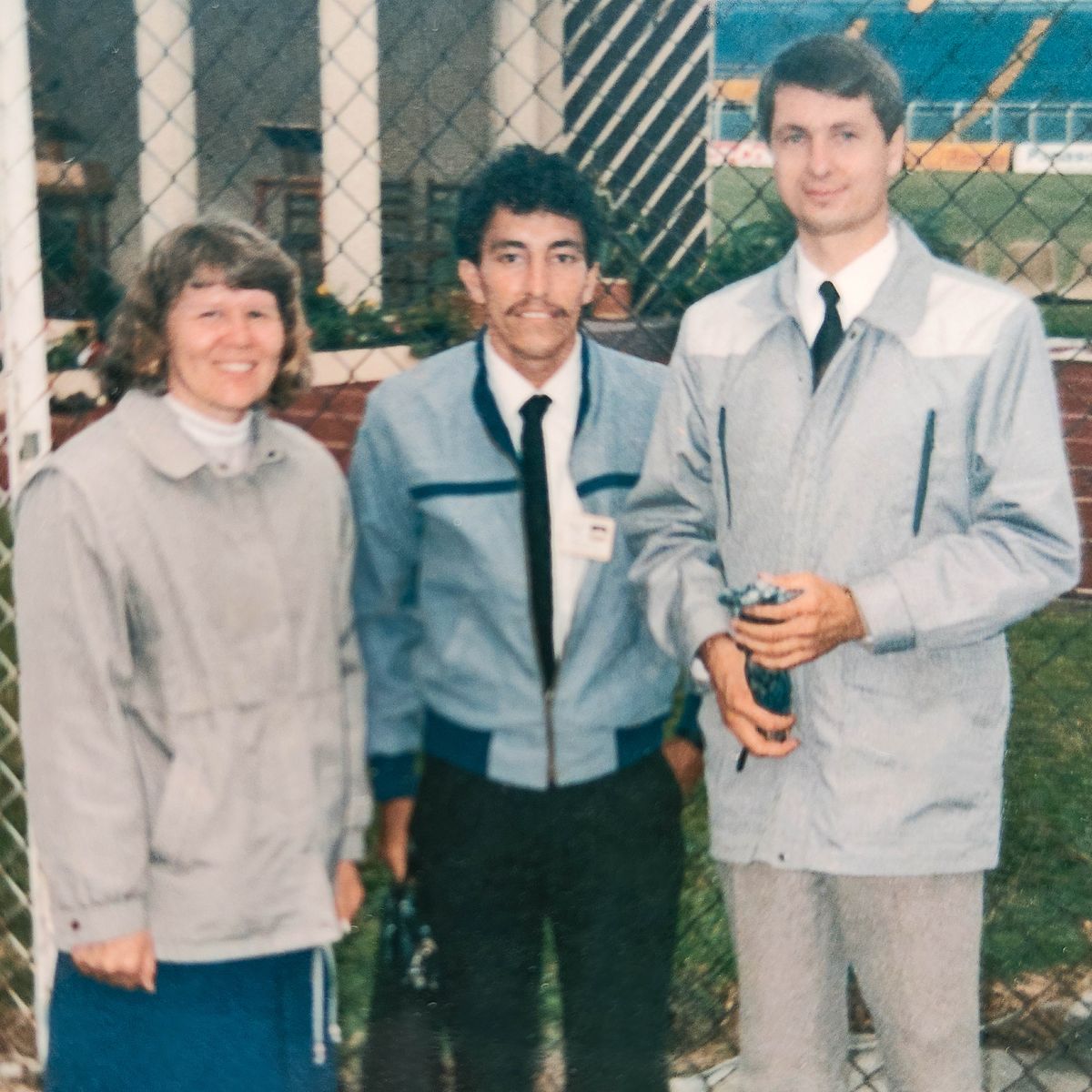 Erkki och hans fru, Sirkka, tillsammans med Fernando González.