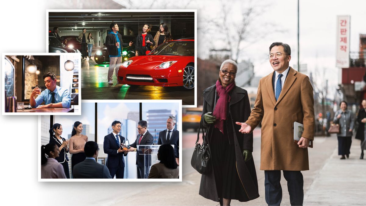 Collage: Bilder som visar en broders lyxiga liv innan han fick sanningen och det liv han lever nu. Bilderna i collaget beskrivs separat.