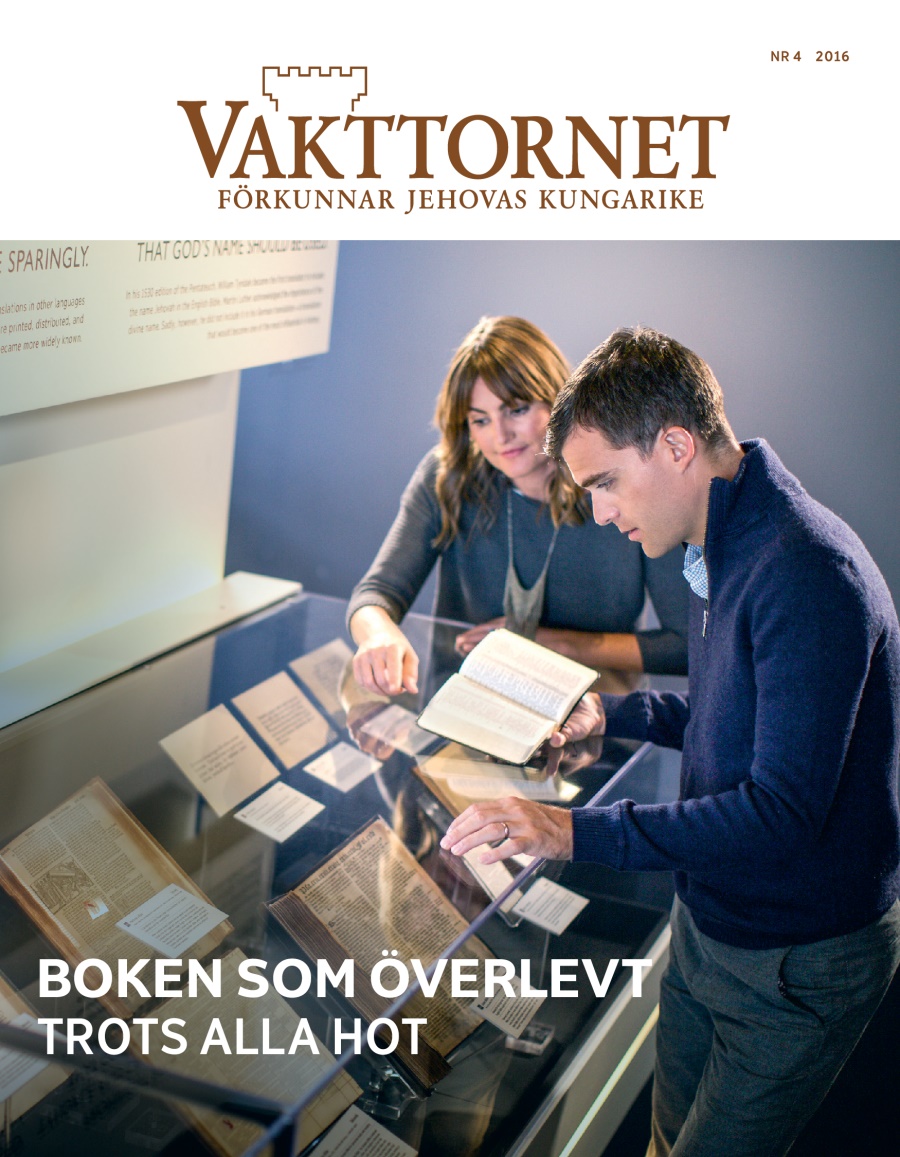 Tidskriften Vakttornet nr 4 2016 | Boken som överlevt trots alla hot