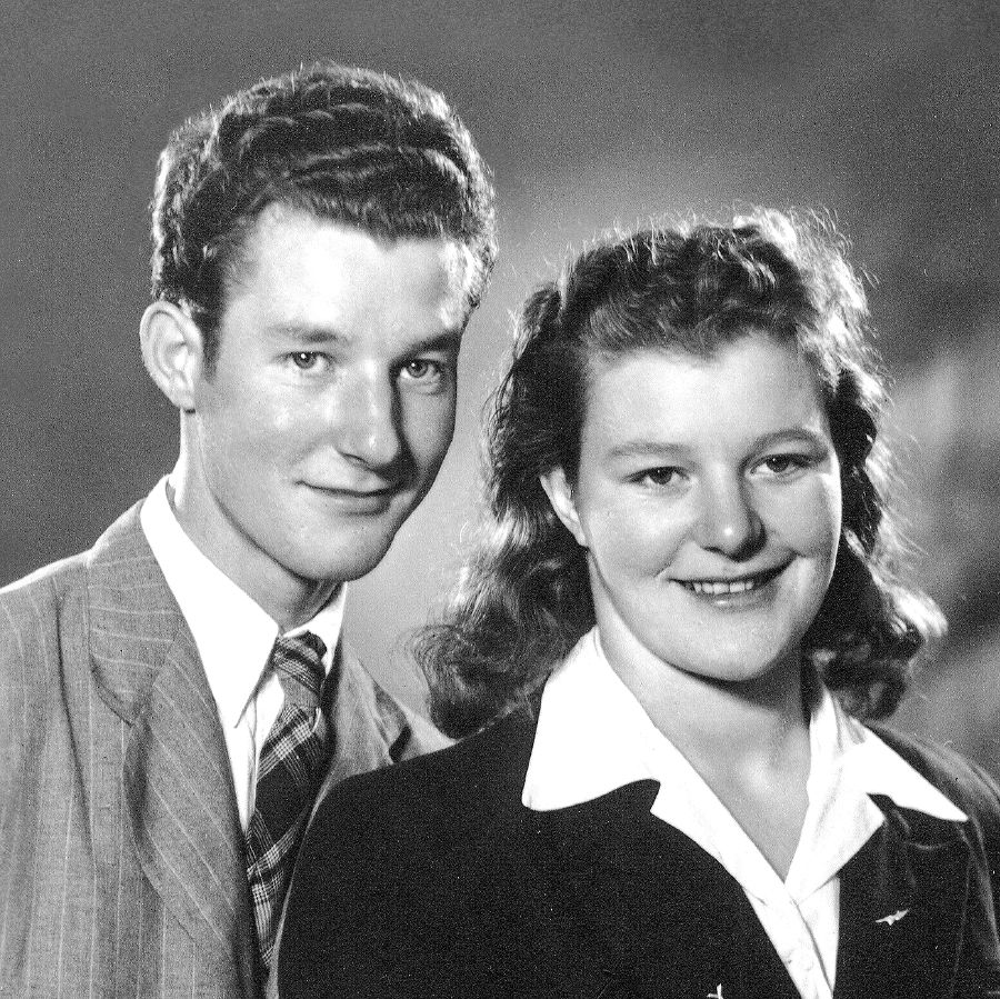 Frans van Vliet och hans syster Nel.