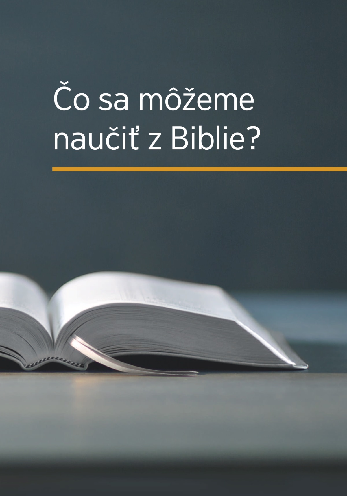 Kniha Čo sa môžeme naučiť z Biblie?