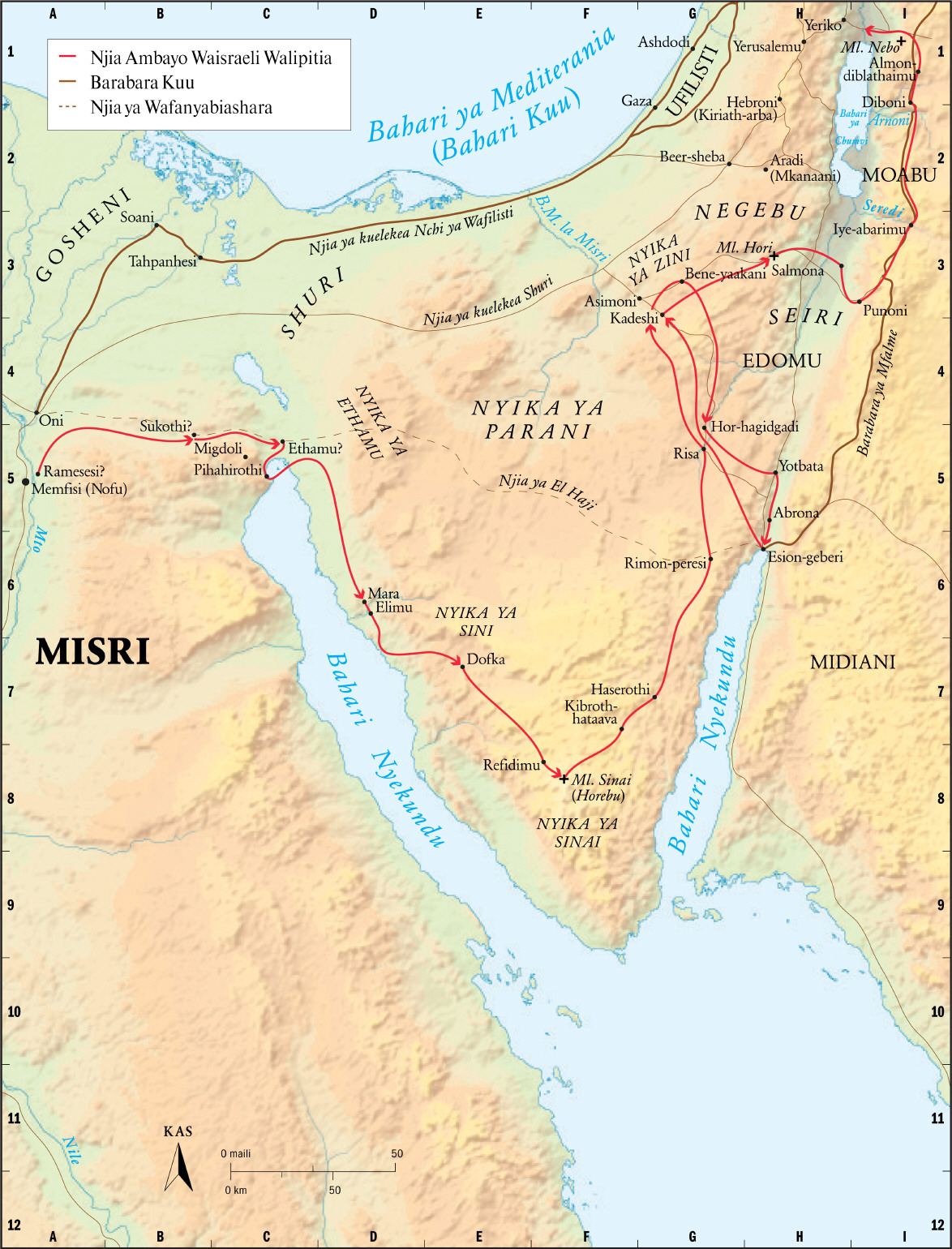 Njia Ambayo Waisraeli Walipitia