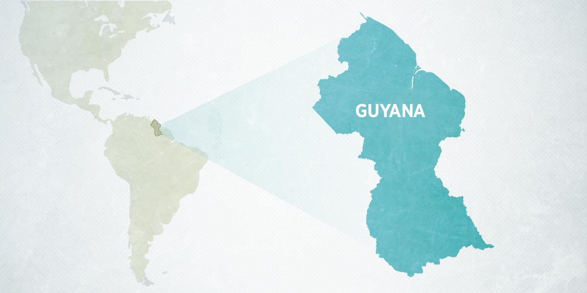 Ramani ya Guyana