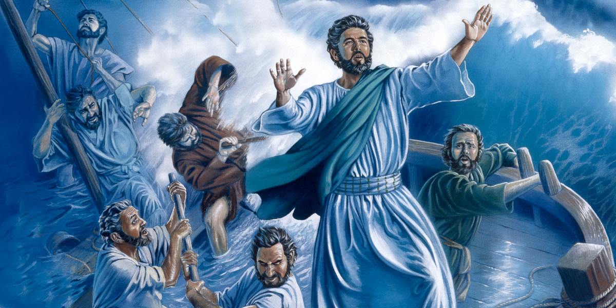 Yesu atuliza dhoruba katika Bahari ya Galilaya