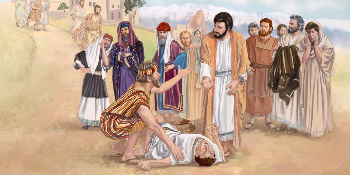 Baba akimwomba Yesu amponye mwana wake aliye na roho mwovu