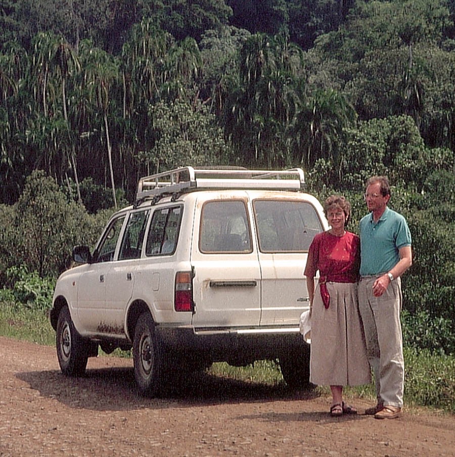 Manfred na Gail Tonak wakiwa Ethiopia, mwaka wa 1996
