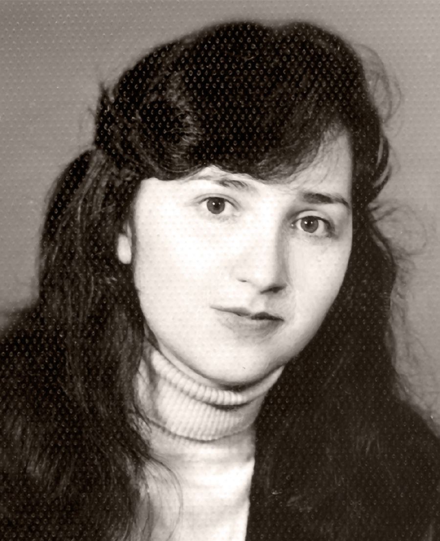 Larisa Kessaeva (Gudadze) katika miaka ya 1970