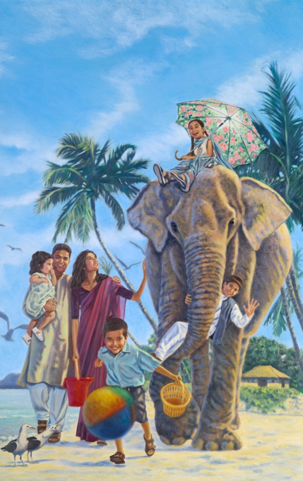Familia hii inafurahia maisha katika dunia paradiso