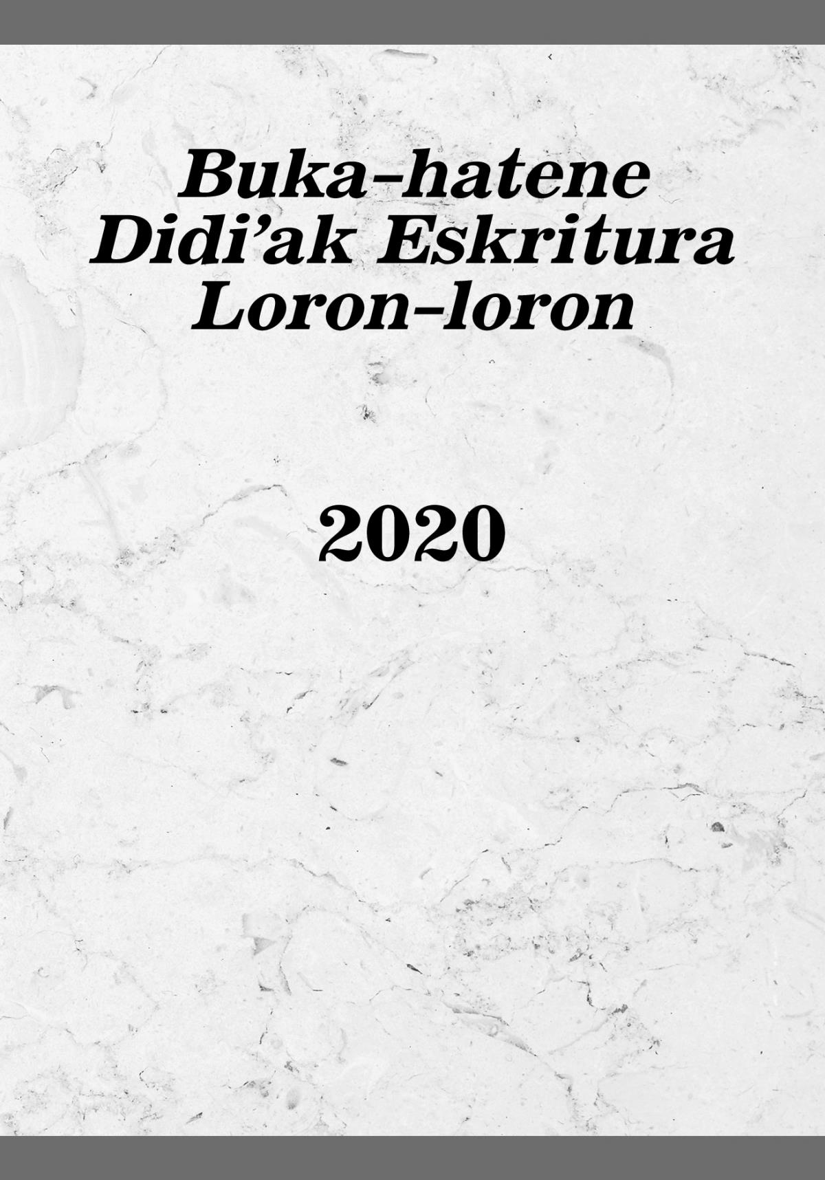 Buka-hatene Didiʼak Eskritura Loron-loron​—2020