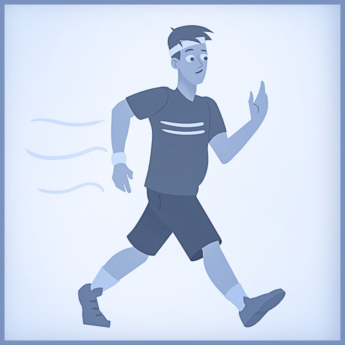 Joven mane ida jogging
