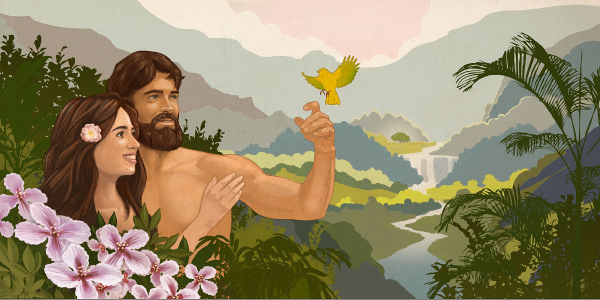 Adão no Eva iha jardín Eden