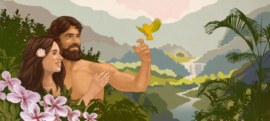 Adão no Eva iha jardín Eden