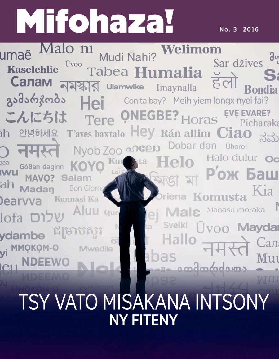Mifohaza! No. 3 2016 | Tsy Vato Misakana Intsony ny Fiteny