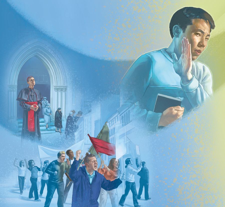 คริสเตียน​คน​หนึ่ง​ปฏิเสธ​ที่​จะ​เข้า​ร่วม​กับ​ศาสนา​เท็จ​หรือ​กิจกรรม​ทาง​การ​เมือง