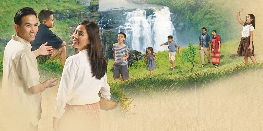 สนั่น​และ​วาสนา​นึก​ภาพ​พวก​เขา​ที่​อยู่​ใน​โลก​ใหม่​กับ​บวร​ศักดิ์ อนุ​ส​รา​และ​ครอบครัว​ของ​พวก​เขา