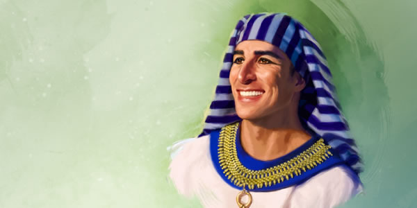 สีหน้าโยเซฟผู้ปกครองระดับสูงของอียิปต์ที่แสดงให้เห็นว่าพระยะโฮวาใช้เขาและให้สิ่งดีแก่เขา
