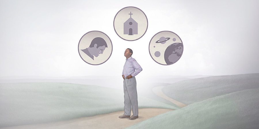 ሓደ ሰብኣይ ብዛዕባ ህላወ ደቂ ሰብን ሃይማኖትን ዩኒቨርስን ኪሓስብ ከሎ