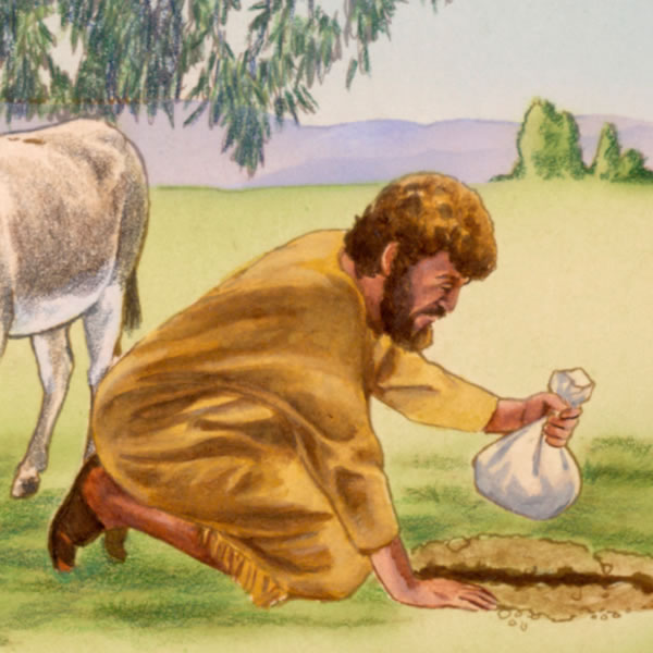 ሓደ ሰብኣይ ኣብ ግራት እተሓብአ መዝገብ ይረክብ