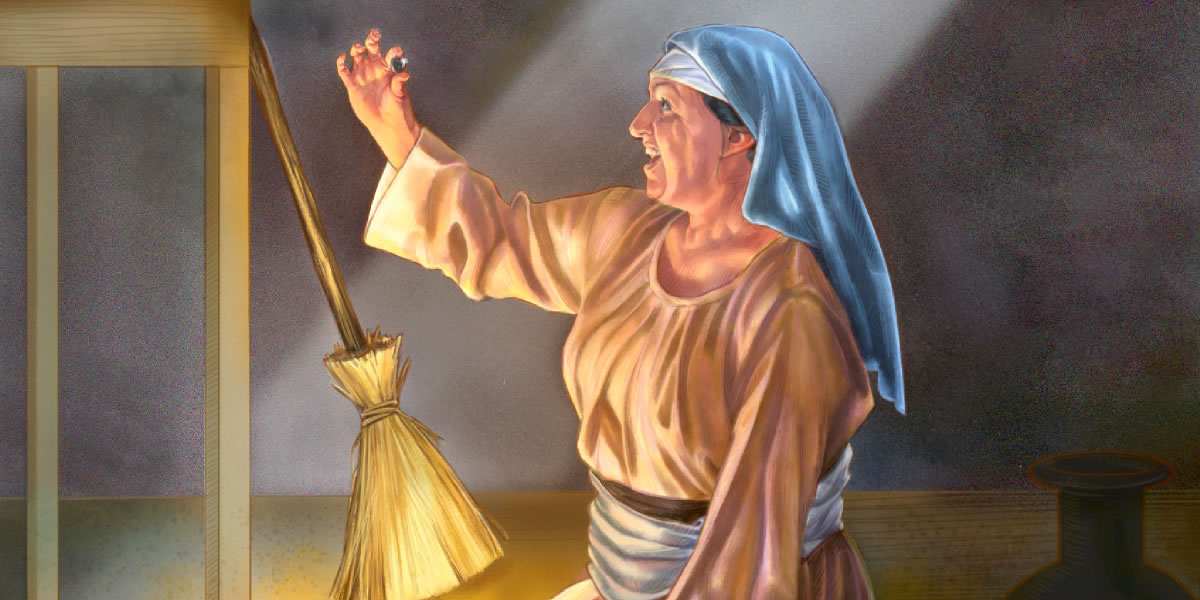 ሓንቲ ሰበይቲ፡ ጠፊኣታ ዝነበረት ድራክማ ምስ ረኸበታ ትሕጐስ