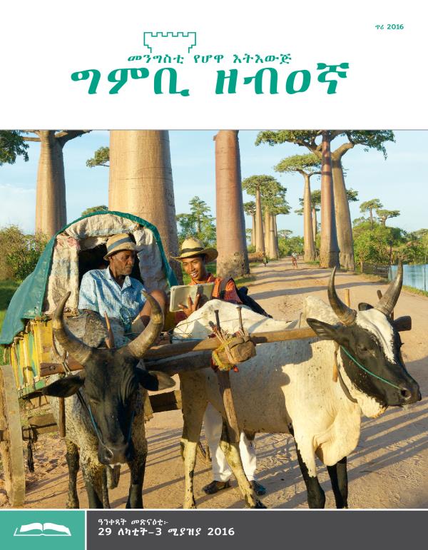 ሕታም መጽናዕቲ ግምቢ ዘብዐኛ፡ ጥሪ 2016