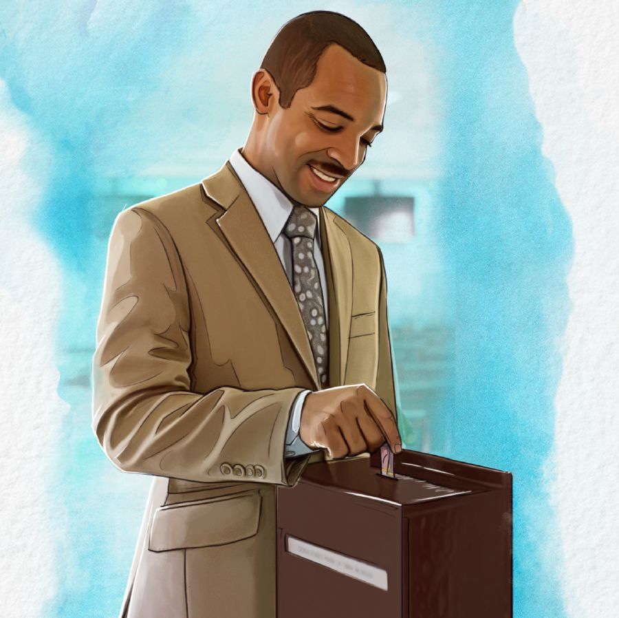 ኣብ ሳጹን ውጽኢት ገንዘብ የእቱ