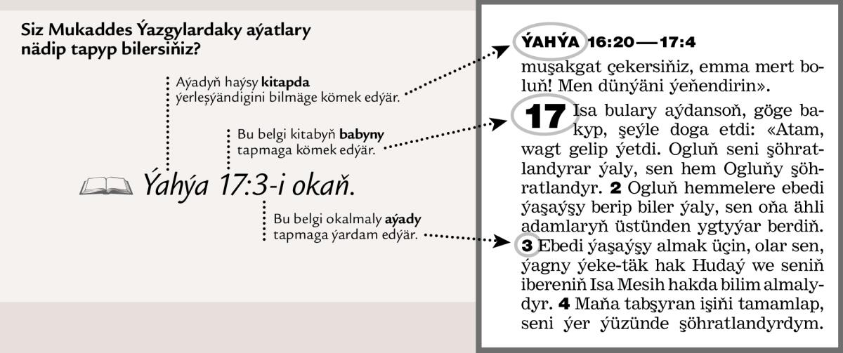 Aýadyň salgysynyň nusgasy