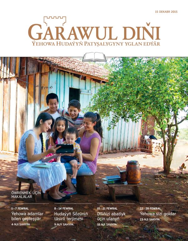 Ýygnak üçin «Garawul diňiniň» daşky sahypasy, 2015-nji ýylyň 15-nji dekabry