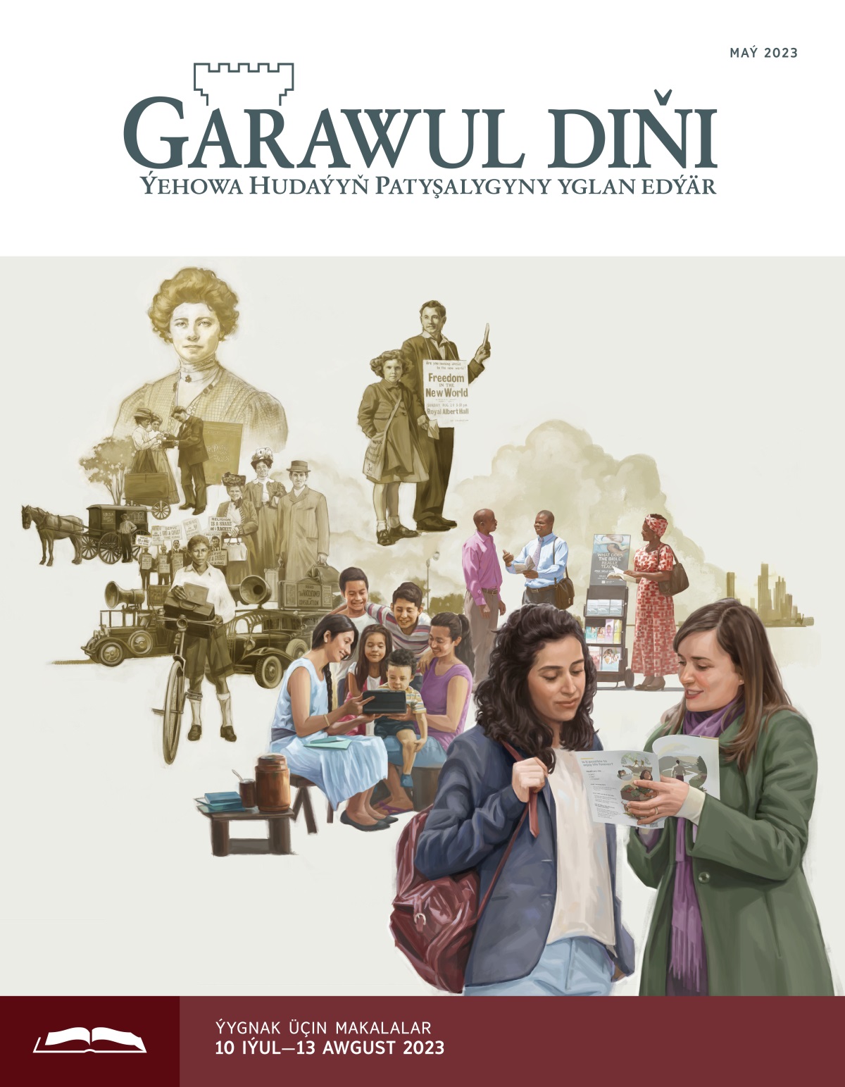 «Garawul diňi» ýygnak üçin, maý 2023.