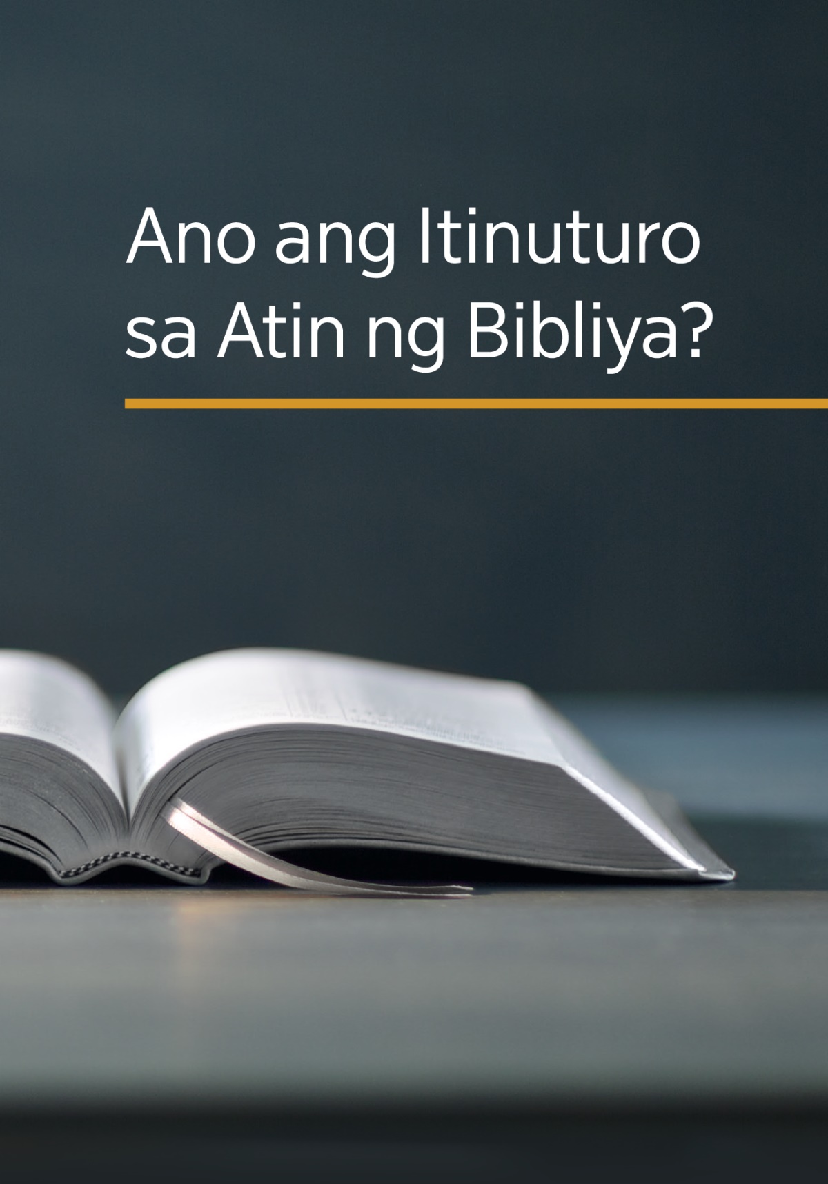 Ano ang Itinuturo sa Atin ng Bibliya?