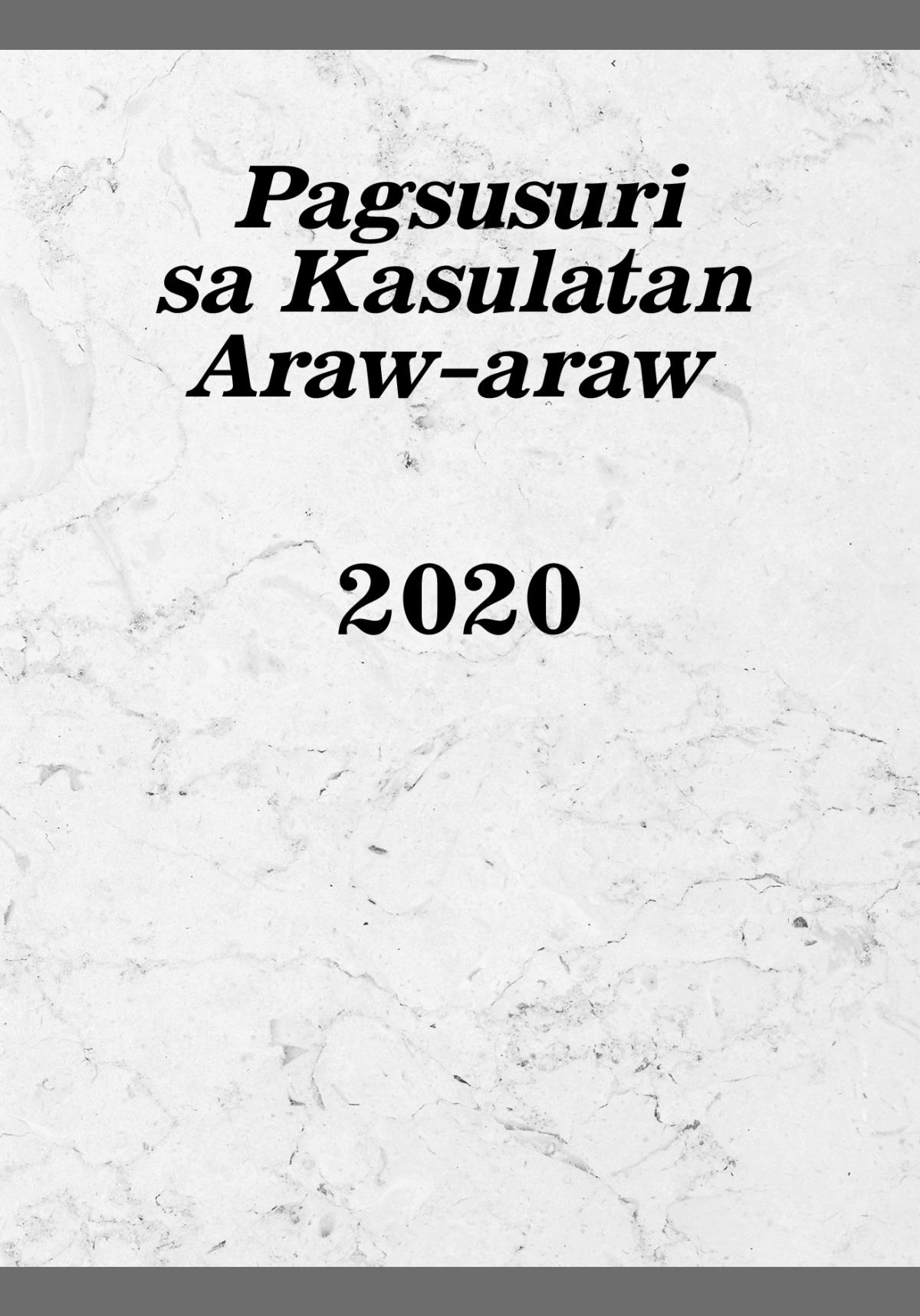 Pagsusuri sa Kasulatan Araw-araw​—2020