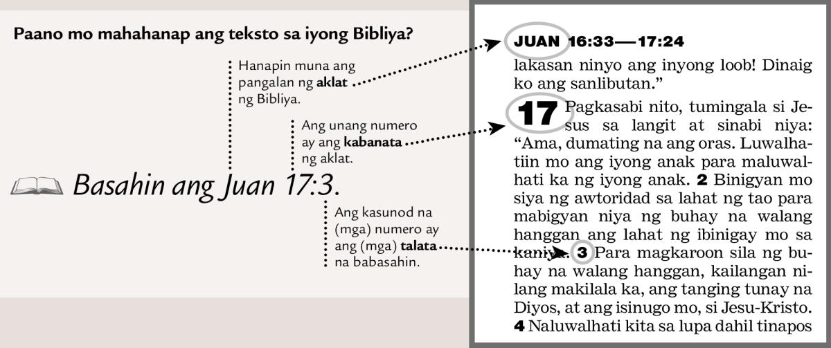 Sample of a scripture reference