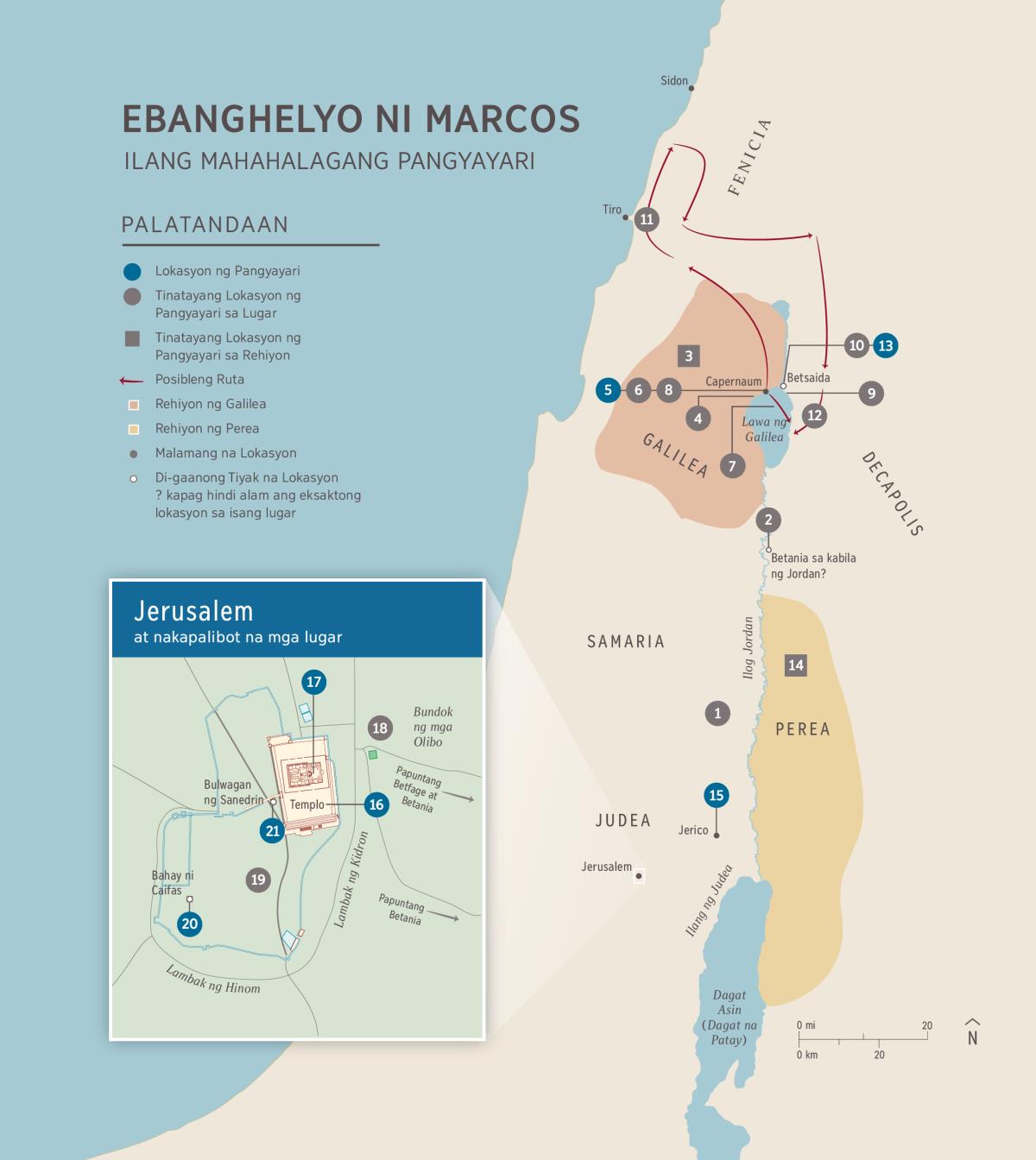 Ebanghelyo ni Marcos—Ilang Mahahalagang Pangyayari