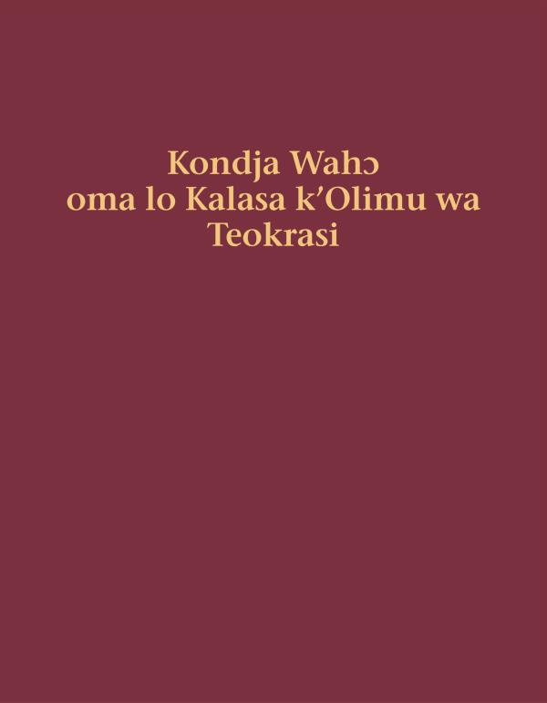 Lohoso la dibuku Kondja Wahɔ oma lo Kalasa k’Olimu wa Teokrasi