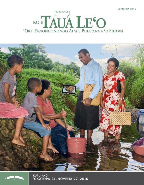 Ko e Pulusinga Taua Leʻo Ako, Sepitema 2016