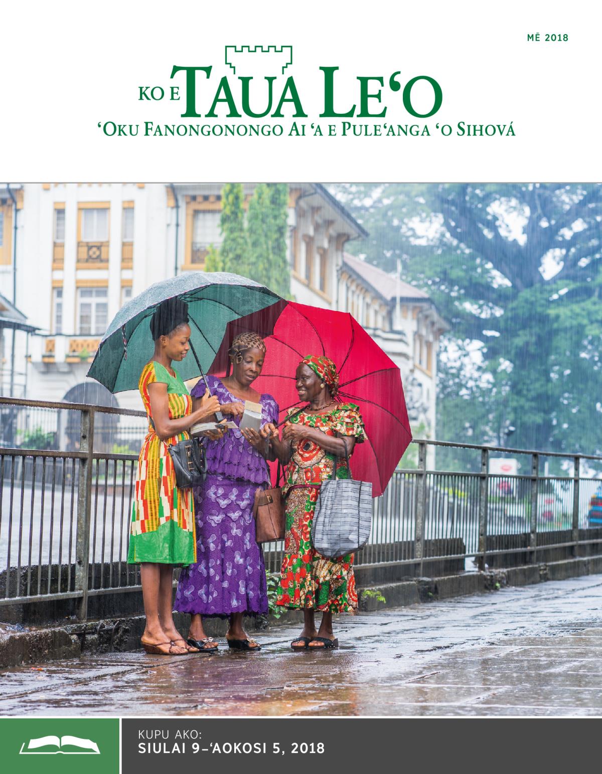 Ko e Pulusinga Taua Le‘o Ako, Mē 2018