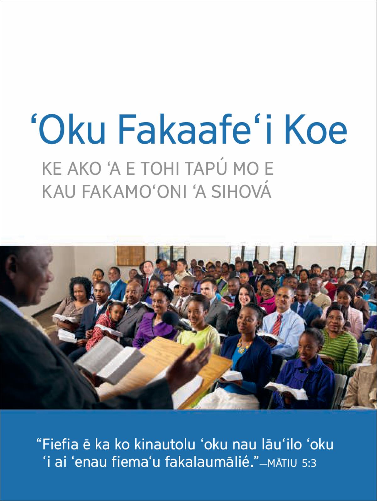 Fakaafe ki he Fakataha ‘a e Fakataha‘angá