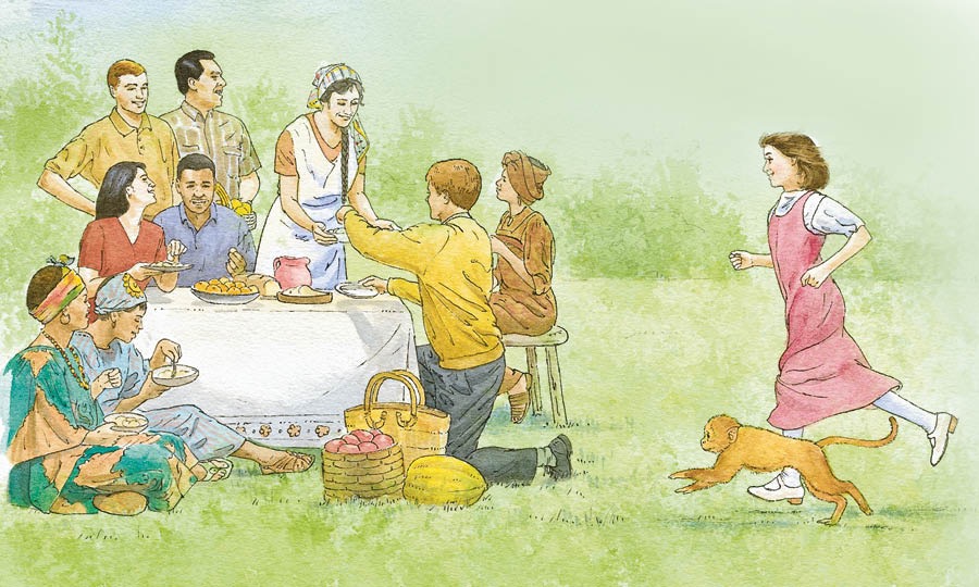 Una comida campestre en el Paraíso