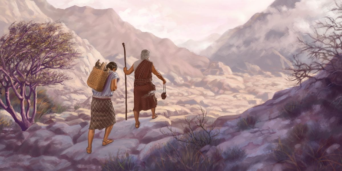 So Abrahán taq Isaac petrañe taỹa ye ʼalhua Moria