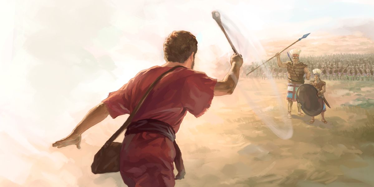 So David ỹachaigui taq ỹasaxa so coma so Goliat