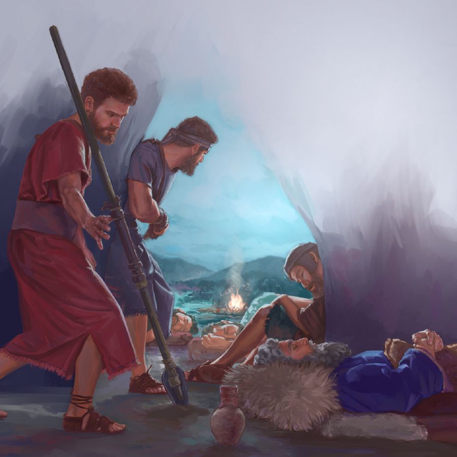 So David ỹacona aso laraxanaqte so Saúl, coʼollaq ñaq roʼocheta