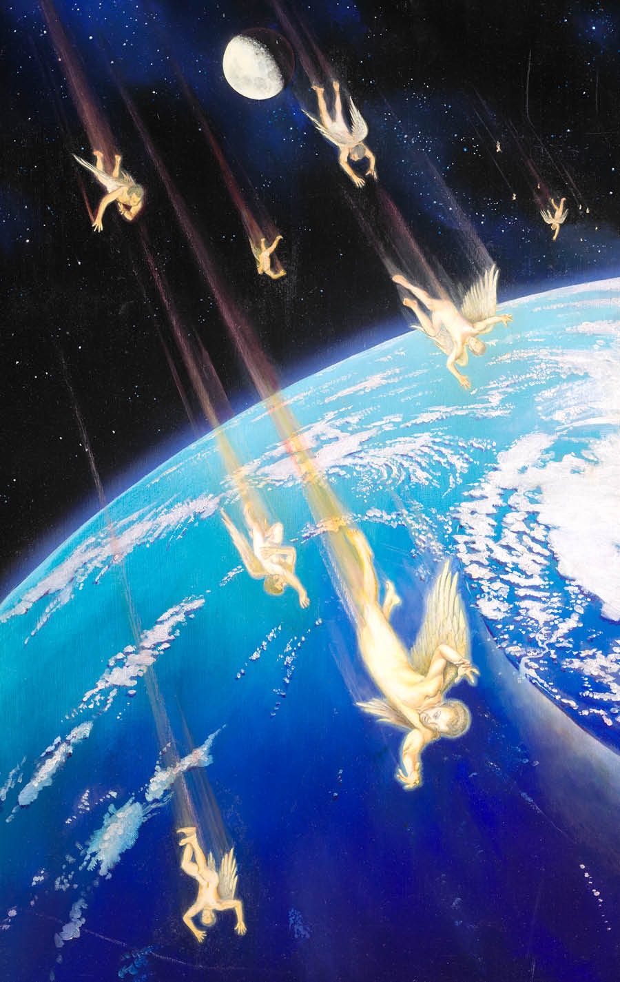 Satanás y sus ángeles malos son expulsados del cielo