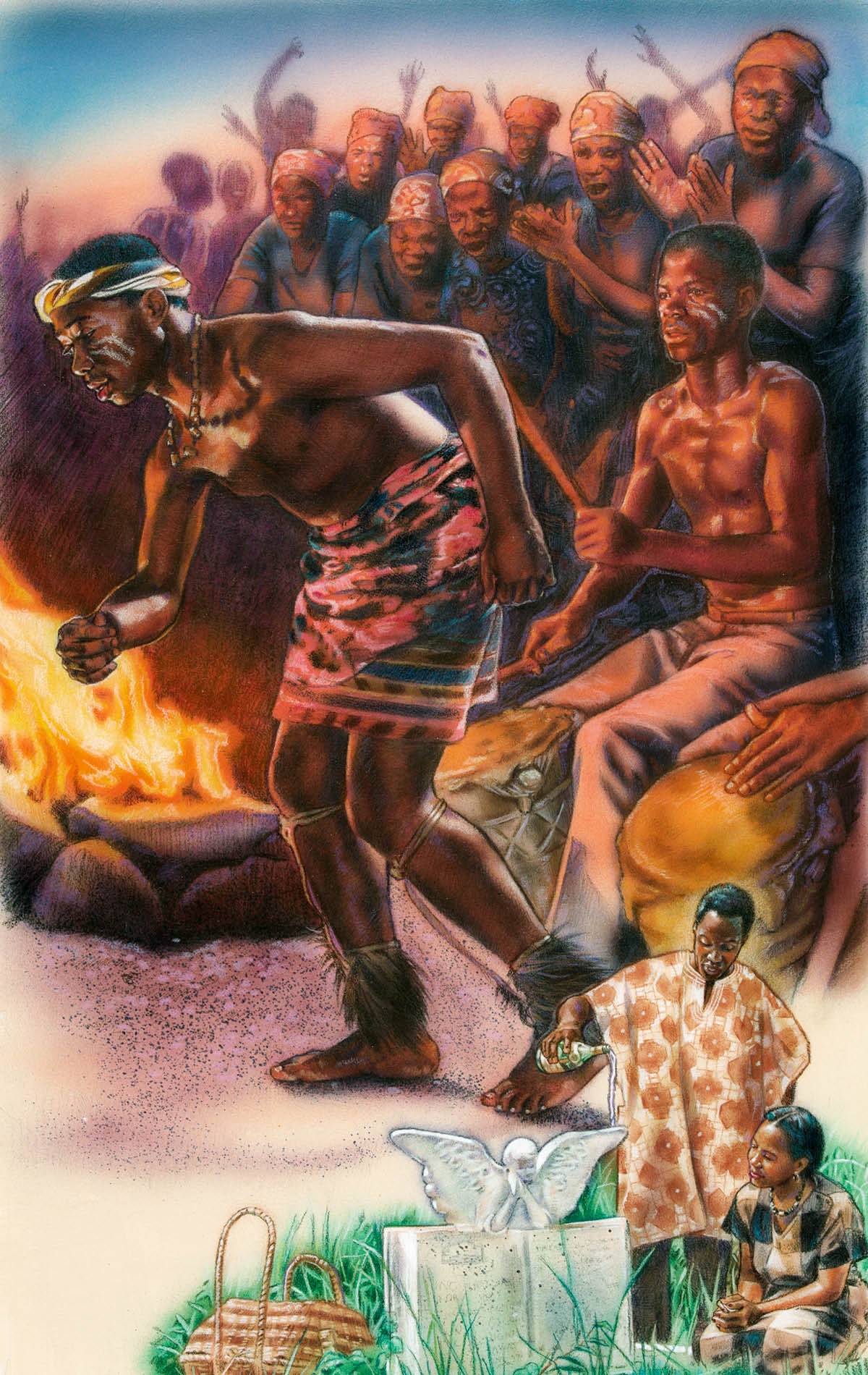 Costumbres basadas en la creencia de que los muertos pueden ver a los vivos