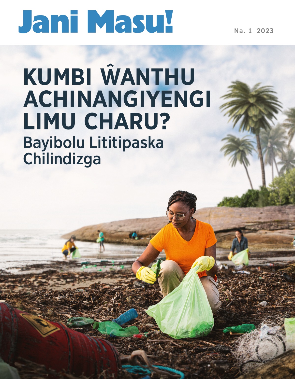 Ŵanthu atondo viswaswa mumphepeti mwanyanja.