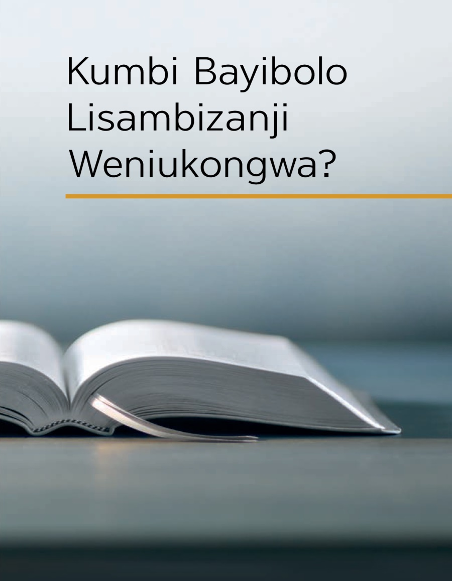 Kumbi Bayibolo Lisambizanji Weniukongwa?