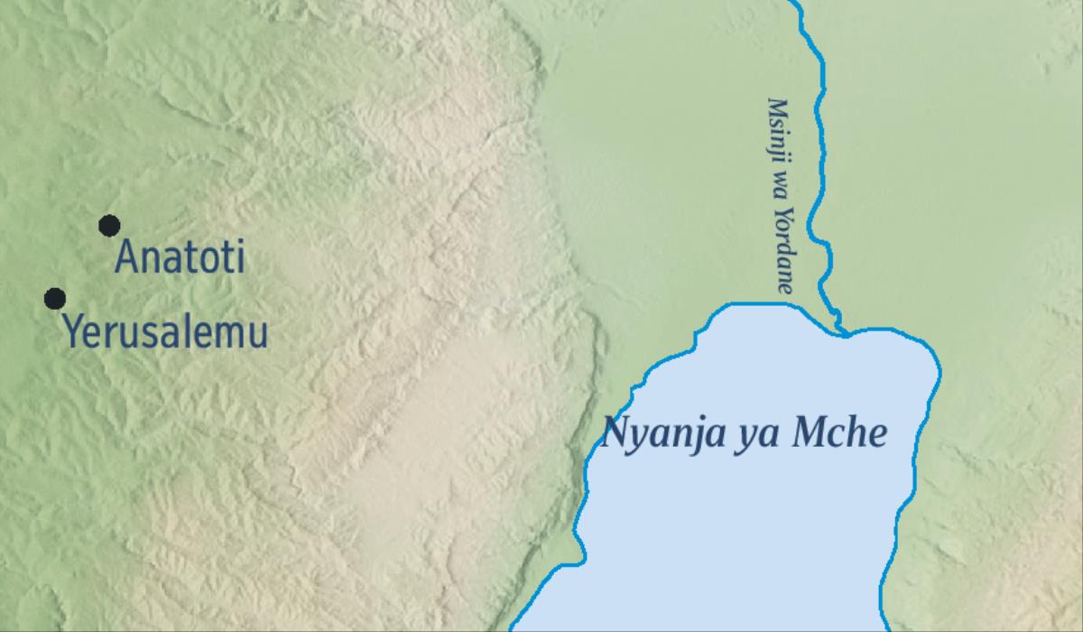 Mapu ngakulongo Yerusalemu ndipuso ku Anatoti ko wajanga Yeremiya