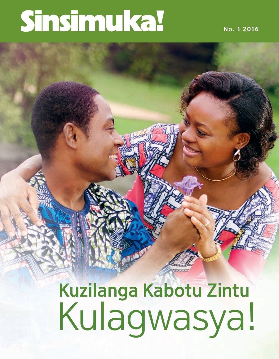 Magazini ya Sinsimuka!, Na. 1 2016 | Kuzilanga Kabotu Zintu Kulagwasya!